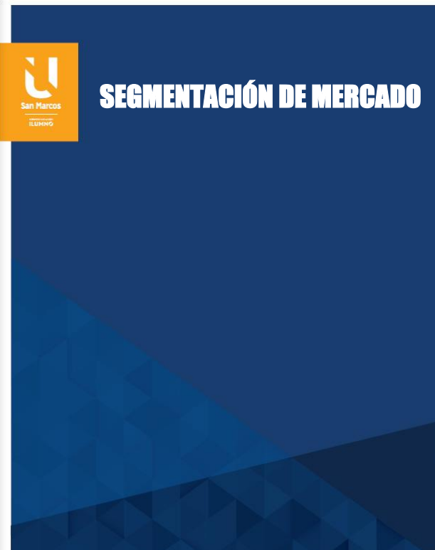 Portada de SEGMENTACIÓN DE MERCADO