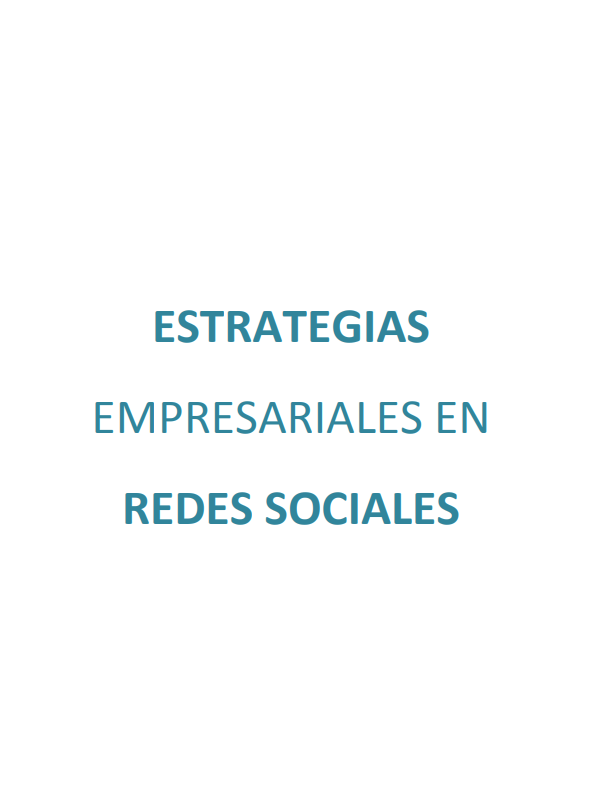 Portada de ESTRATEGIAS EMPRESARIALES EN REDES SOCIALES