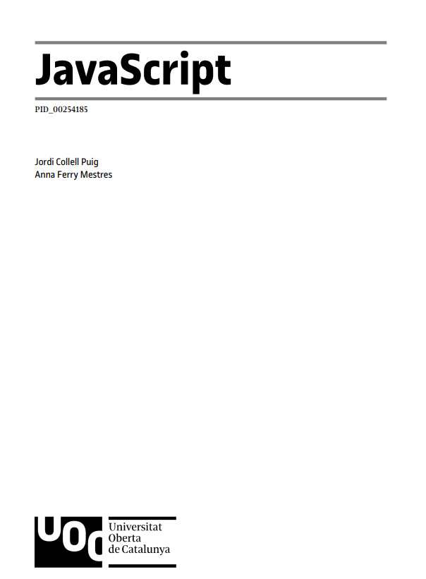 Portada de JavaScript