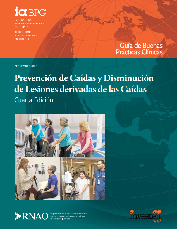 Portada de Prevención de Caídas y Disminución de Lesiones derivadas de las Caídas