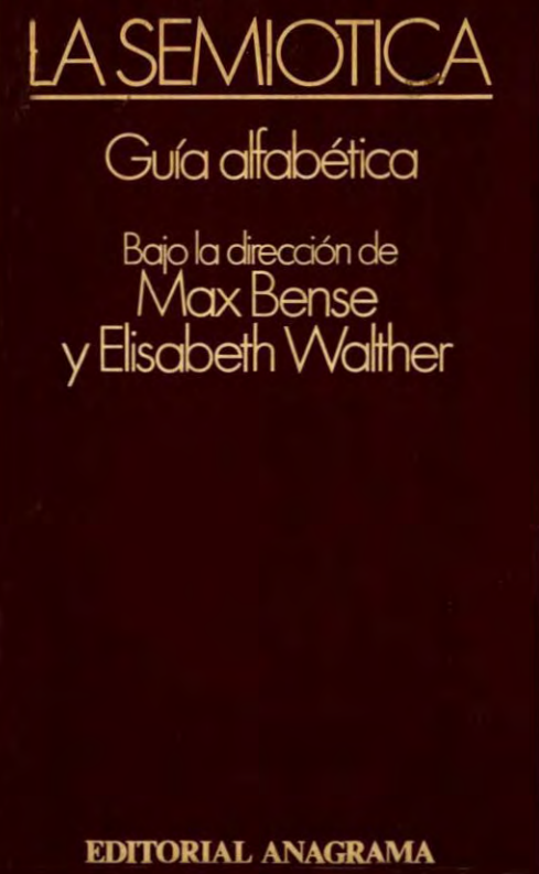 Portada de LA SEMIÓTICA 