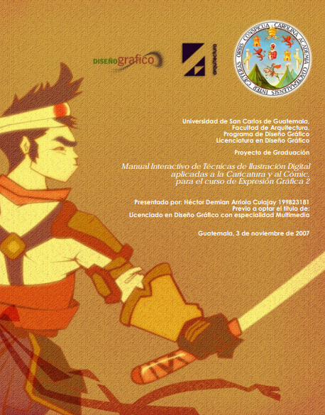 Portada de Manual interactivo de Técnica de Ilustración Digital 
