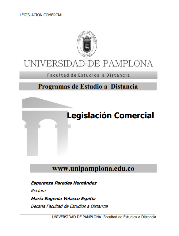 Portada de Legislación Comercial
