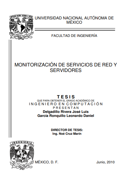 Portada de Monitorización de servicios de red y servidores