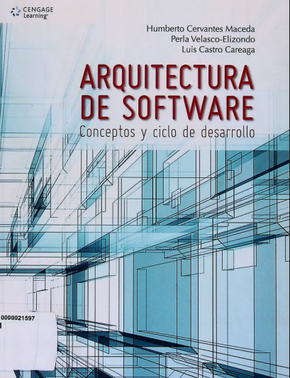 Portada de ARQUITECTURA DE SOFTWARE: conceptos y ciclo de desarrollo
