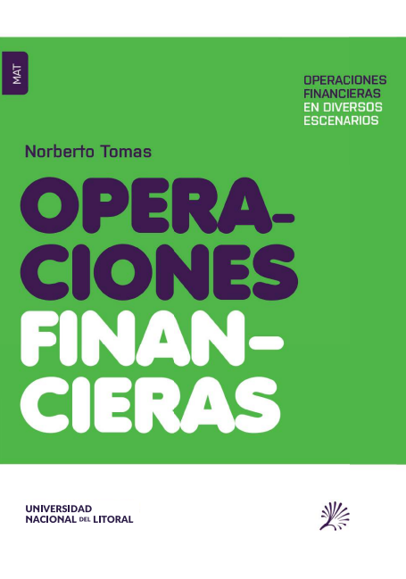 Portada de Operaciones financieras en diversos escenarios