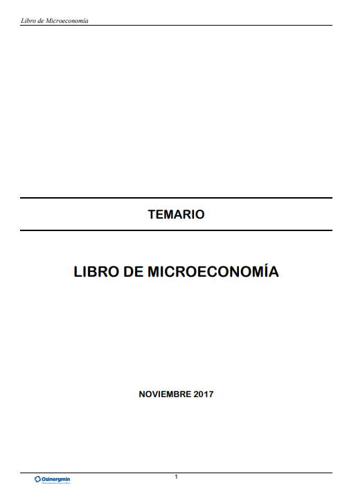 Portada de LIBRO DE MICROECONOMÍA