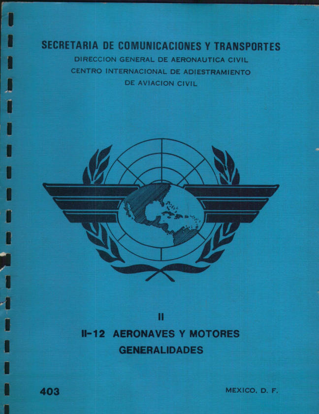 Portada de FASE GENERAL DE AERONAVES Y MOTORES