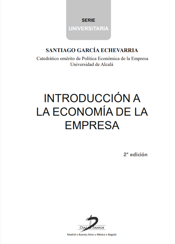 Portada de INTRODUCCIÓN A LA ECONOMÍA DE LA EMPRESA