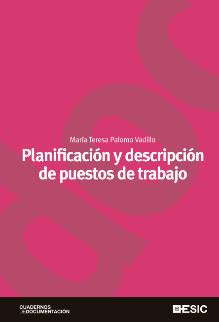 Portada de Planificación y descripción de puestos de trabajo
