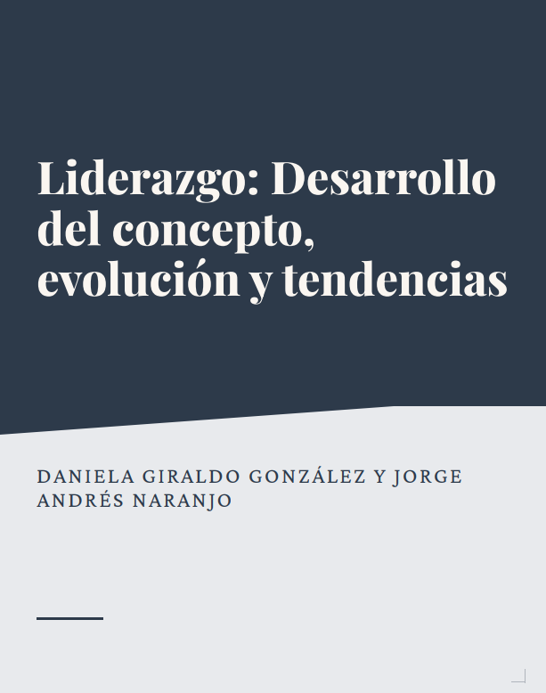 Portada de Liderazgo: Desarrollo del concepto, evolución y tendencias