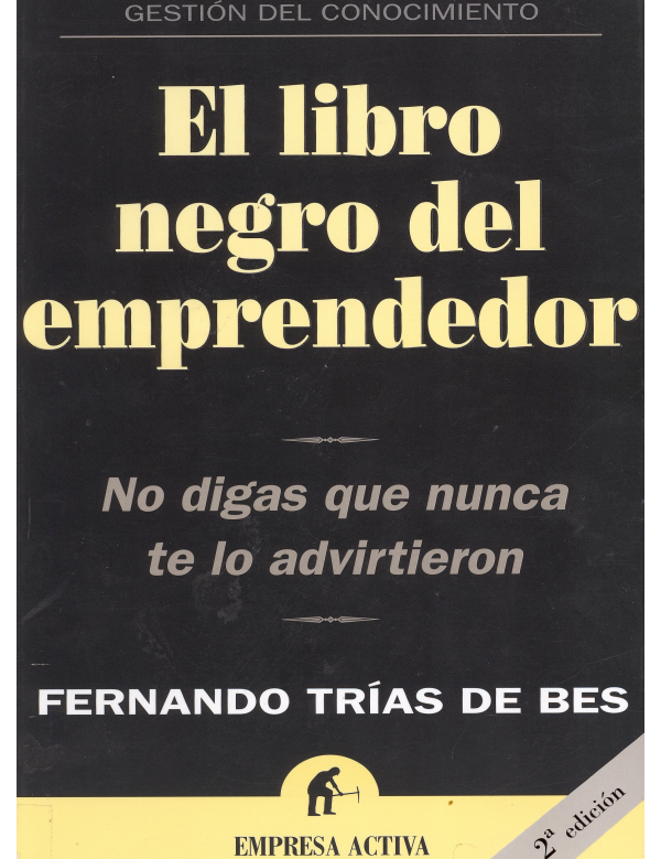 Portada de El libro negro del emprendedor