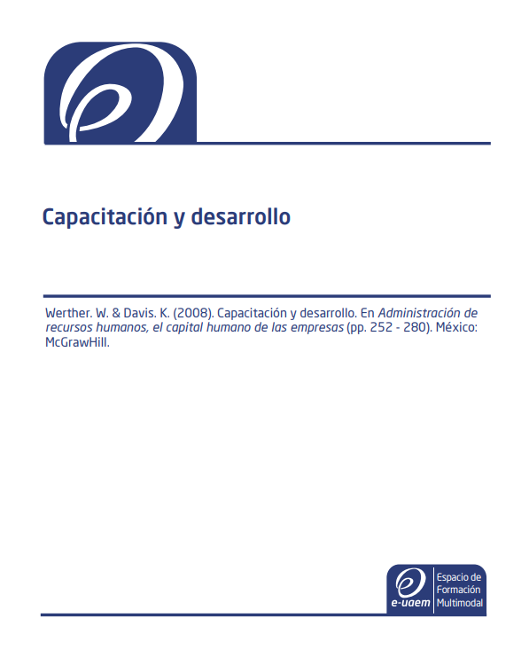 Portada de Capacitación y desarrollo