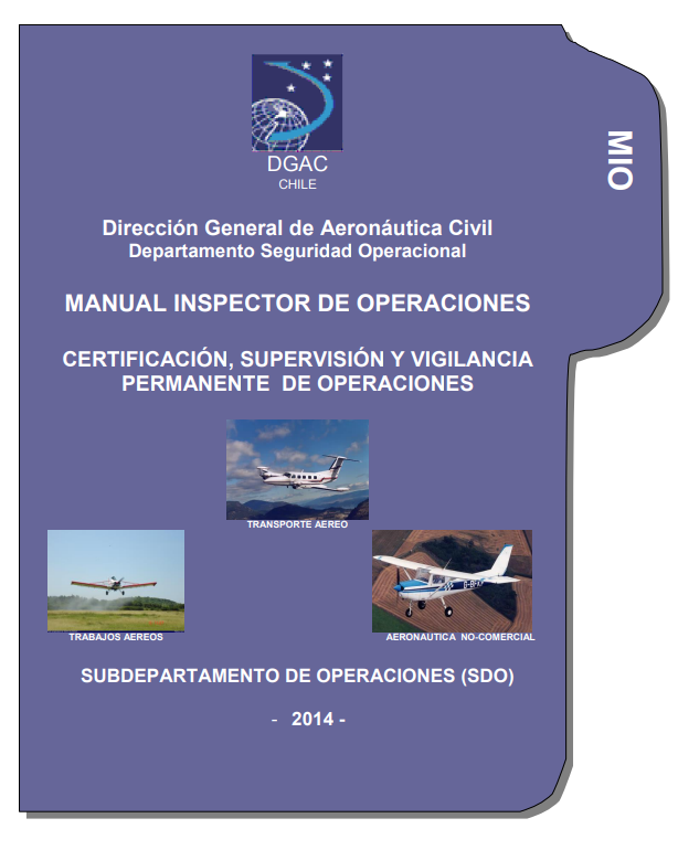 Portada de MANUAL INSPECTOR DE OPERACIONES