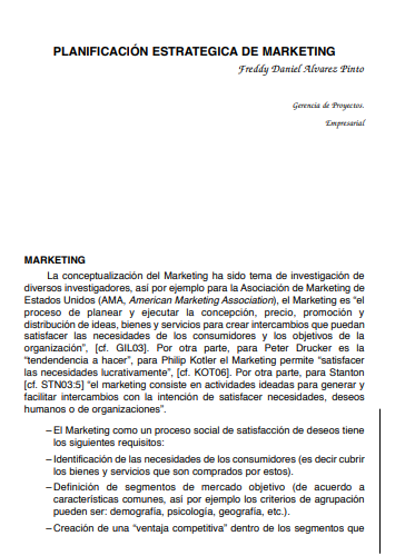 Portada de PLANIFICACIÓN ESTRATÉGICA DEL MARKETING