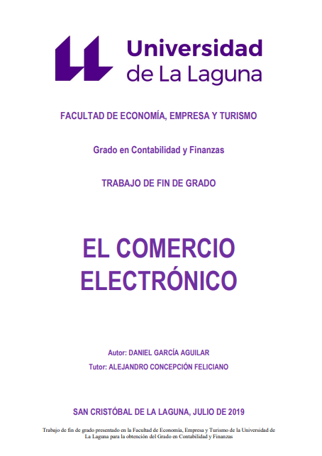 Portada de EL COMERCIO ELECTRÓNICO