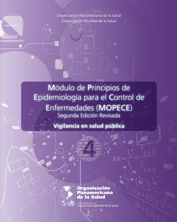 Portada de Módulo de Principios de Epidemiología para el Control de Enfermedades