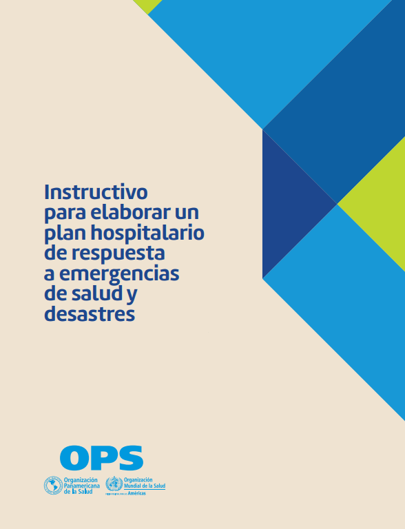 Portada de Instructivo para elaborar un plan hospitalario de respuesta a emergencias de salud y desastres