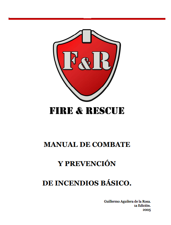 Portada de MANUAL DE COMBATE Y PREVENCIÓN DE INCENDIOS BÁSICO