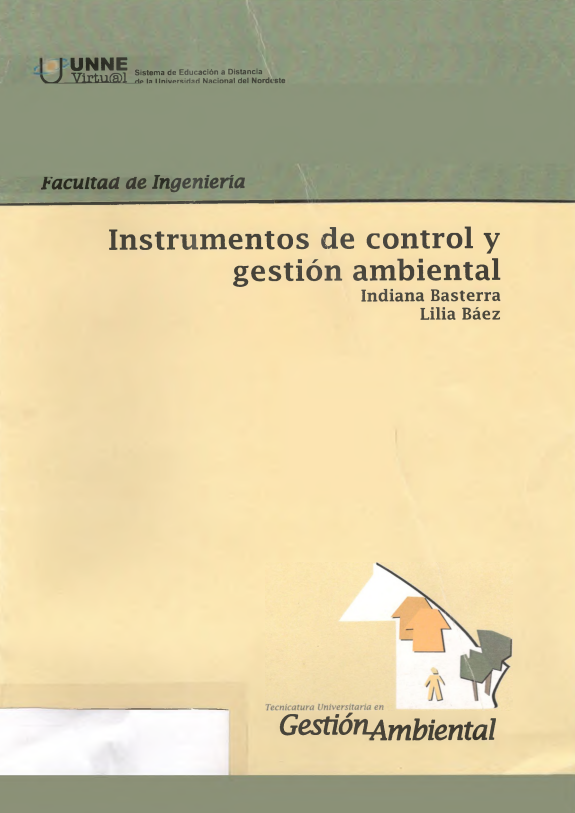 Portada de Instrumentos de control y gestión ambiental