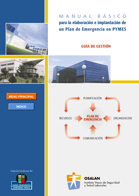 Portada de ELABORACIÓN E IMPLEMENTACIÓN DE UN PLAN DE EMERGENCIA EN PYMES