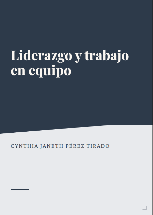 Portada de Liderazgo y trabajo en equipo