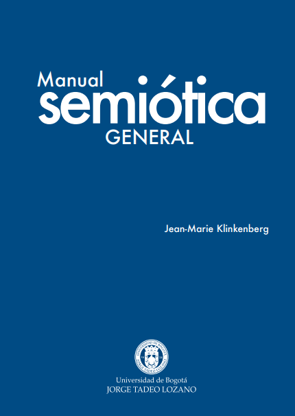 Portada de Manual semiótica general