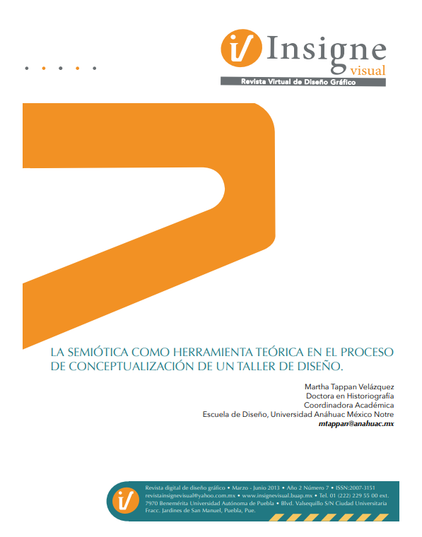 Portada de LA SEMIÓTICA COMO HERRAMIENTA TEÓRICA EN EL PROCESO DE CONCEPTUALIZACIÓN DE UN TALLER DE DISEÑO.