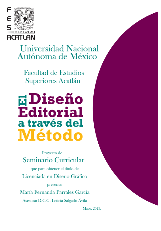 Portada de El Diseño Editorial a través del Método