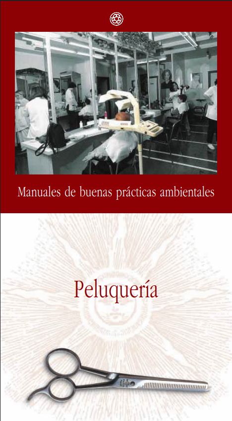 Portada de  Manuales de buenas prácticas ambientales: Peluquería