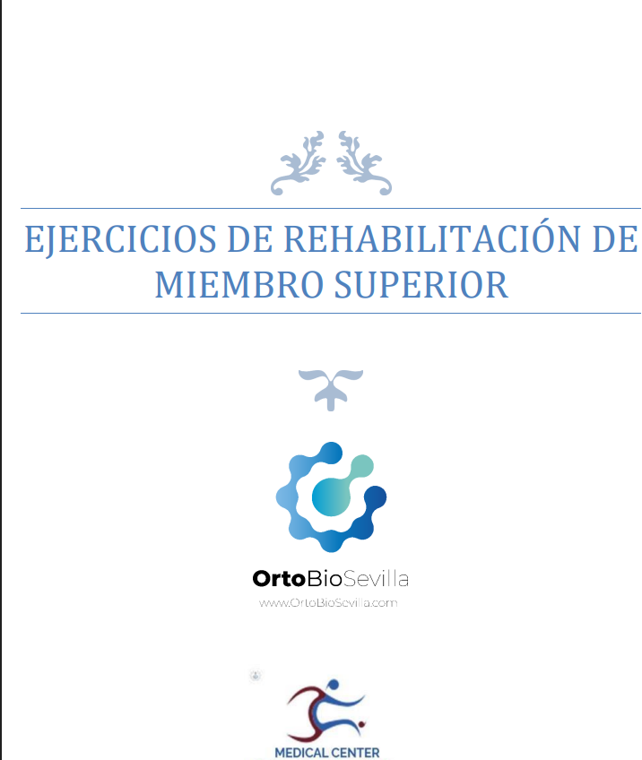 Portada de EJERCICIOS DE REHABILITACIÓN DE MIEMBRO SUPERIOR