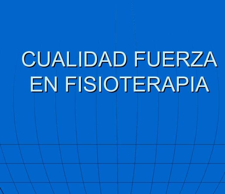 Portada de CUALIDAD FUERZA CUALIDAD FUERZA EN FISIOTERAPI