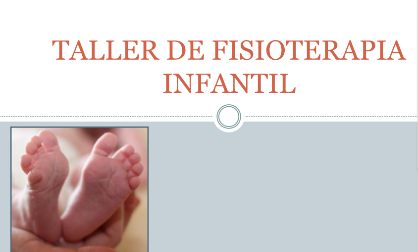 Portada de TALLER DE FISIOTERAPIA INFANTIL
