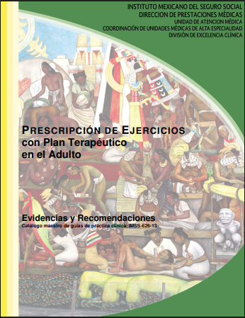 Portada de PRESCRIPCION DE EJERCICIOS CON PLAN TERAPEUTICO EN EL ADULTO
