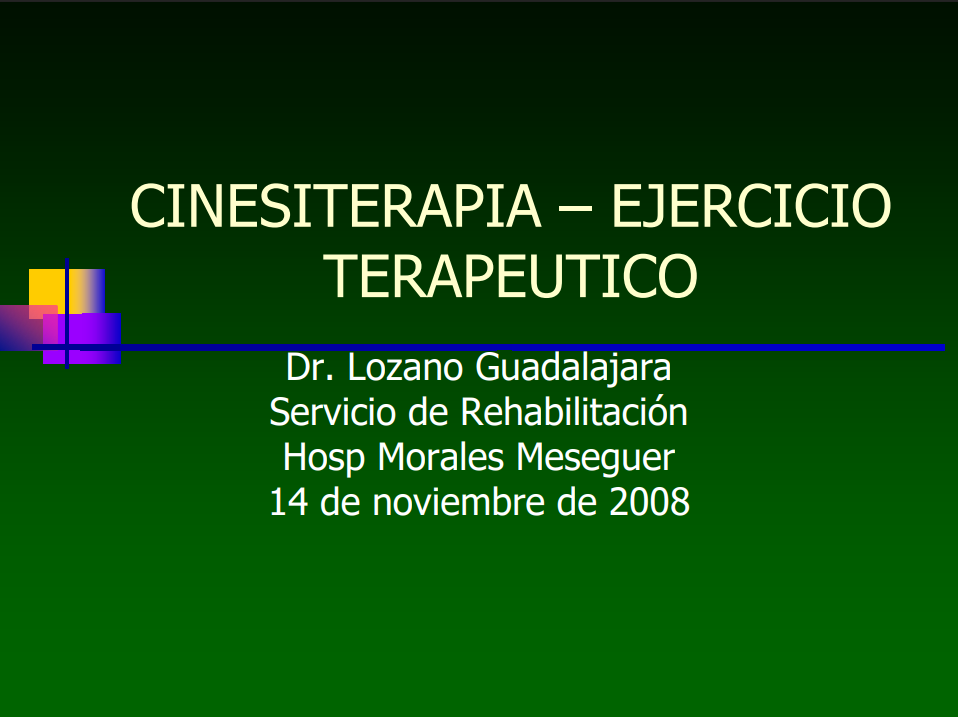 Portada de CINESITERAPIA – EJERCICIO TERA