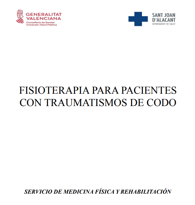 Portada de FISIOTERAPIA PARA PACIENTES CON TRAUMATISMOS DE CODO