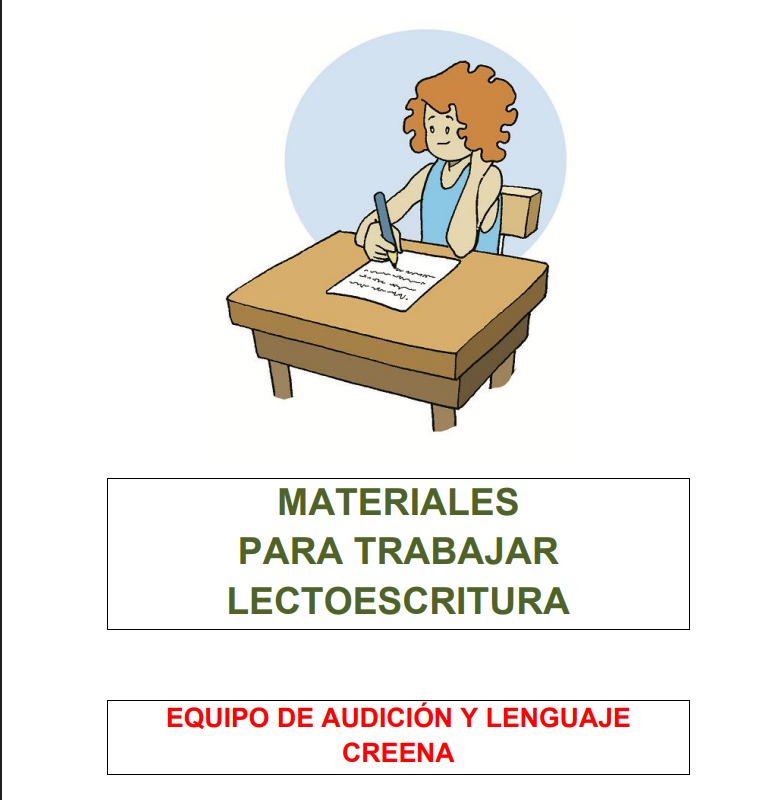 Portada de MATERIALES PARA TRABAJAR LECTOESCRITURA