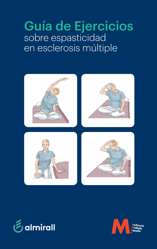 Portada de Guía de Ejercicios sobre espasticidad en esclerosis múltiple