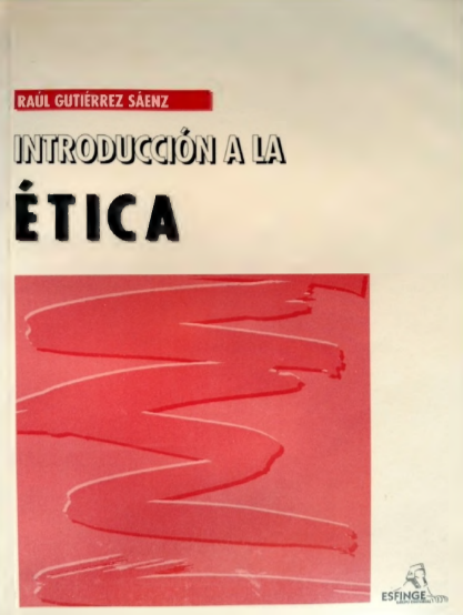 Portada de INTRODUCCIÓN A LA ÉTICA