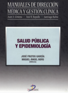 Portada de SALUD PÚBLICA Y EPIDEMIOLOGÍA