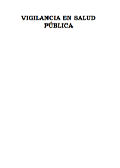 Portada de VIGILANCIA EN SALUD PÚBLICA