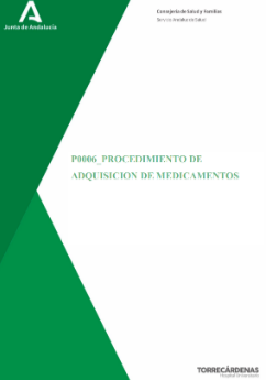 Portada de PROCEDIMIENTO DE ADQUISICION DE MEDICAMENTOS