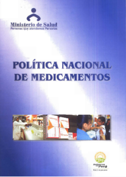 Portada de POLÍTICA NACIONAL DE MEDICAMENTOS