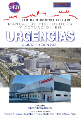 Portada de MANUAL DE PROTOCOLOS Y ACTUACIÓN EN URGENCIAS