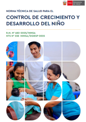 Portada de NORMA TÉCNICA DE SALUD PARA EL CONTROL DE CRECIMIENTO Y DESARROLLO DEL NIÑO