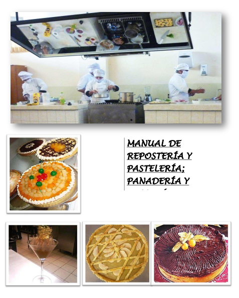 Portada de Manual de Repostería, Pastelería, Panadería y Bollería