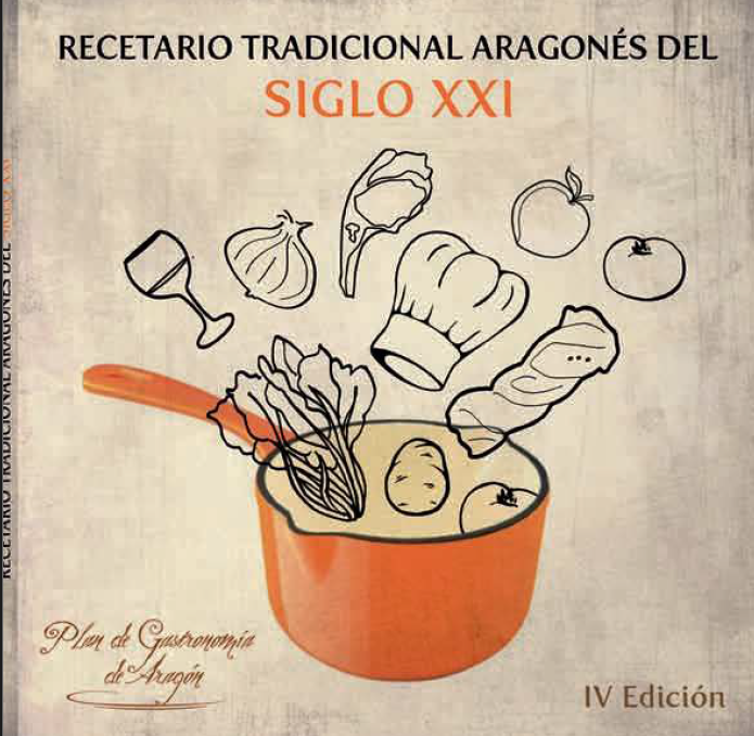 Portada de Recetario Tradicional Aragonés del Siglo XXI