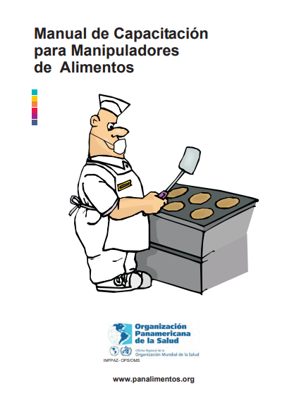 Portada de Manual de Capacitación para Manipuladores de Alimentos 