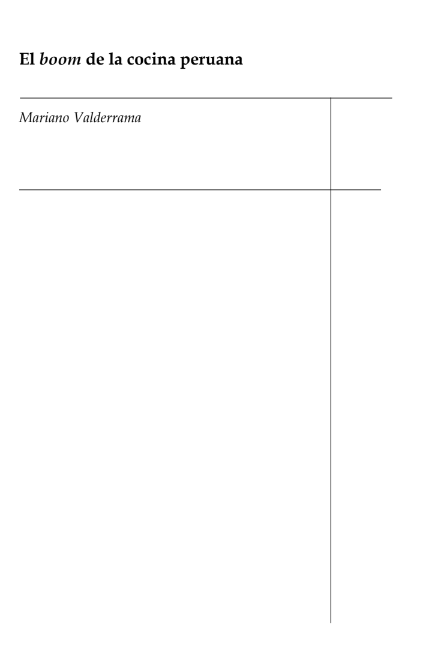 Portada de El boom de la cocina peruana