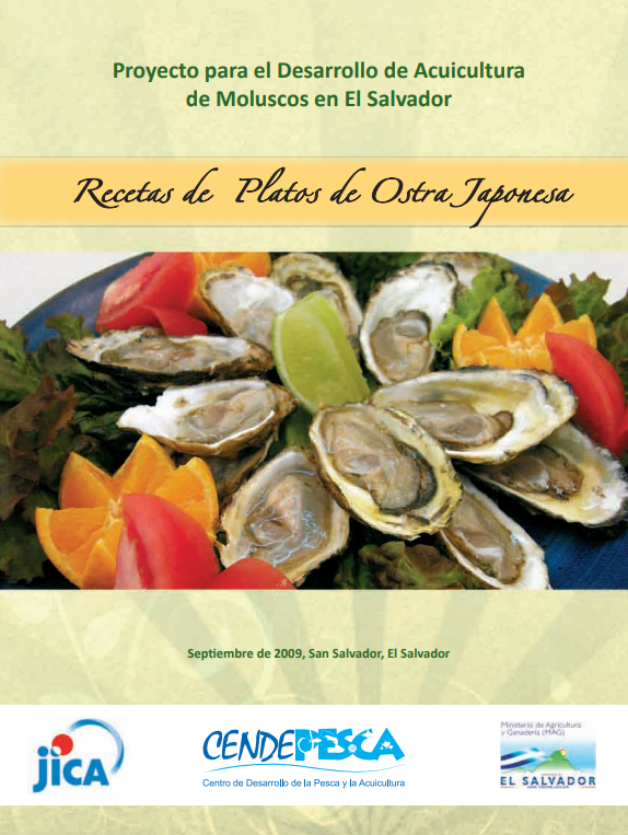 Portada de Recetas de Platos de Ostra Japonesa